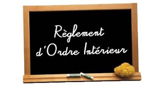 Règlement d'Ordre Intérieur